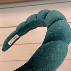 DRMTLGY  green Velvet Padded Headband
